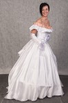 Robe de Bal blanche Second Empire